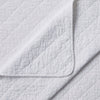 HiEnd Stonewashed Cotton Gauze Quilt Set, Vintage White, 3PC