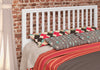 Donco White Headboard-Donco-Sleeping Giant