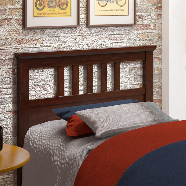 Donco Dark Cappuccino Headboard-Donco-Sleeping Giant