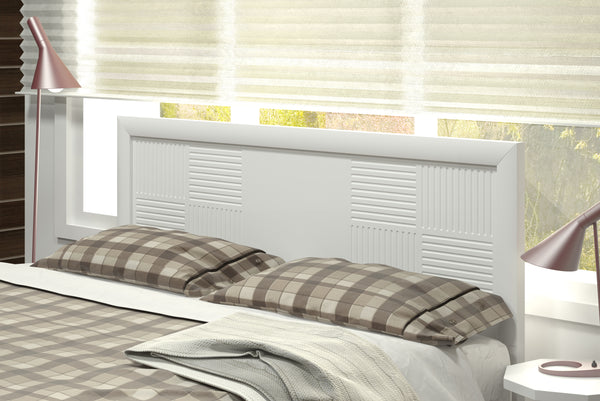 Donco White Panel Headboard-Donco-Sleeping Giant