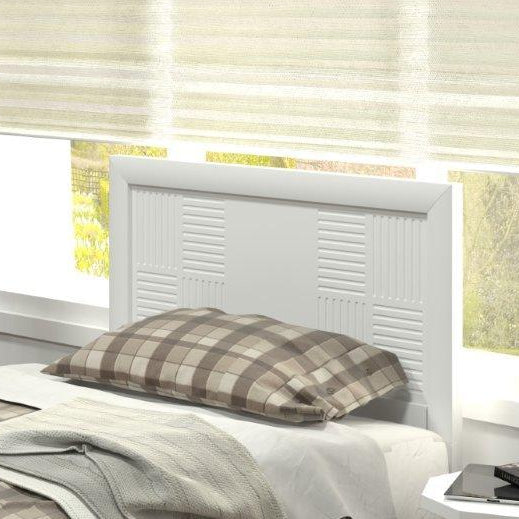Donco White Panel Headboard-Donco-Sleeping Giant