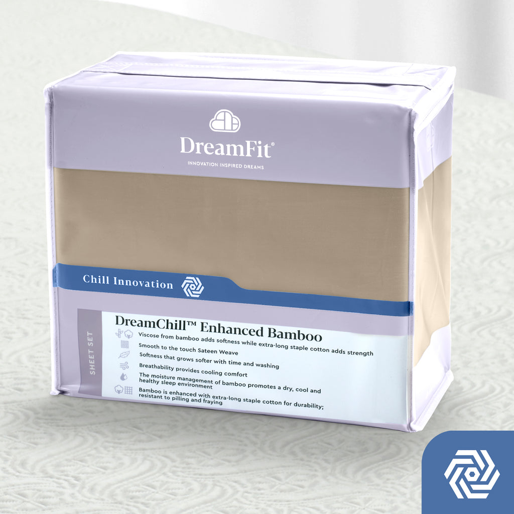 DreamFit 5° Sand Bamboo Sheet Set-Hometex-Sleeping Giant