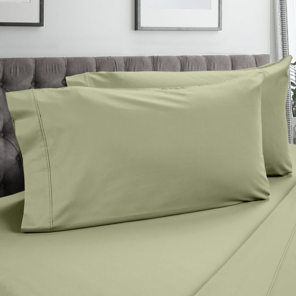 DreamFit 3° Celadon 100% Pima Cotton Pillowcase-Hometex-Sleeping Giant