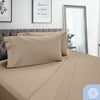 Dreamfit 3° Taupe 100% Pima Cotton Sheet Set-Hometex-Sleeping Giant