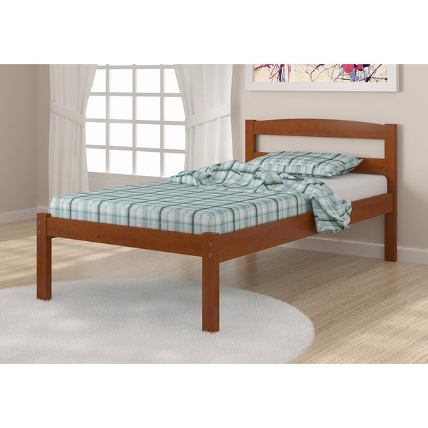 Donco Econo Bed in Light Espresso-Donco-Sleeping Giant