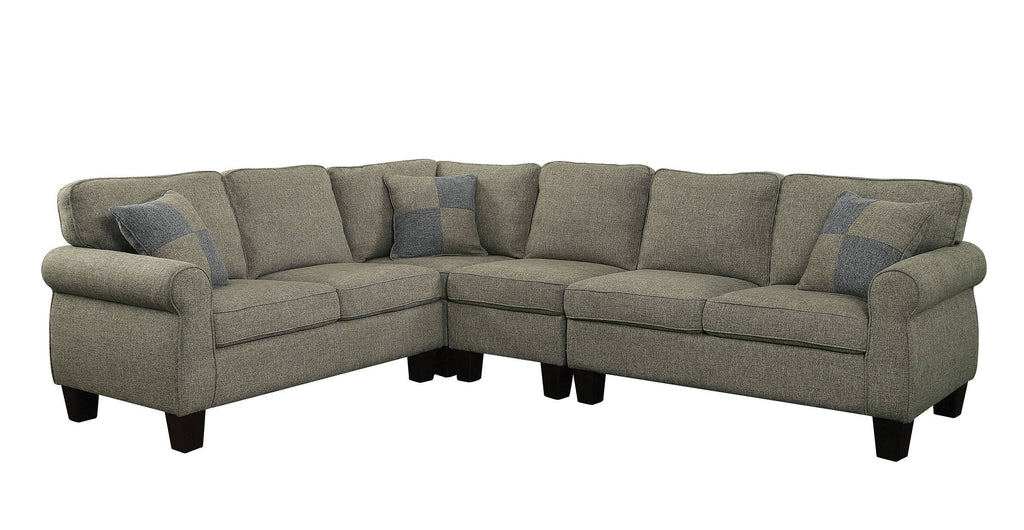 Furniture of America Rhian Sectional-Furniture of America-Sleeping Giant