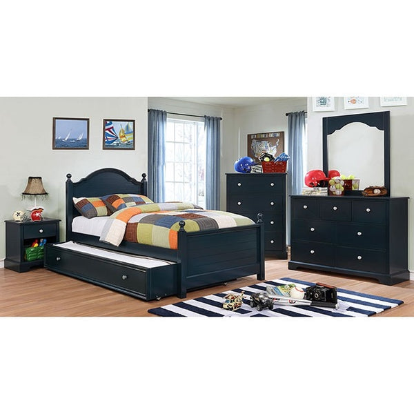 Furniture of America Diane Collection in Blue-Furniture of America-Sleeping Giant