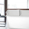 Malouf Rayon From Bamboo White Sheet Set-Malouf-Sleeping Giant