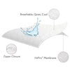 Malouf Sleep Tite Prime Terry Pillow Protector-Malouf-Sleeping Giant