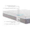 Malouf Wellsville 11" Memory Foam Hybrid Mattress-Malouf-Sleeping Giant