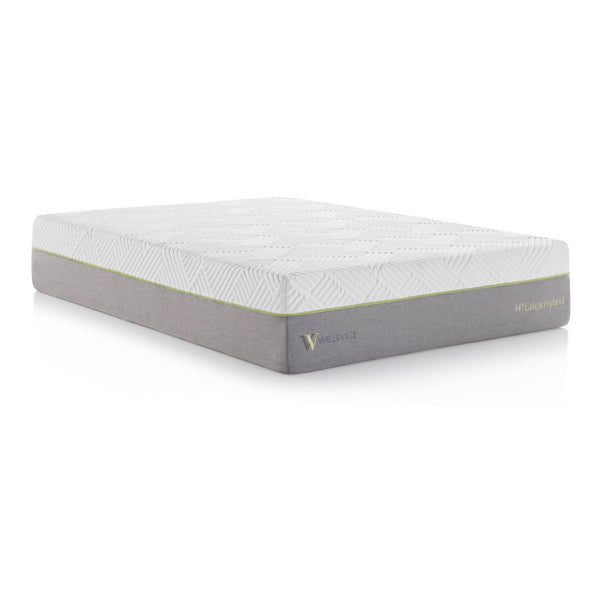 Malouf Wellsville 14" Latex Hybrid Mattress-Malouf-Sleeping Giant