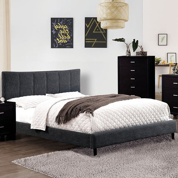Furniture of America Ennis Platform Bed - Grey-Furniture of America-Sleeping Giant