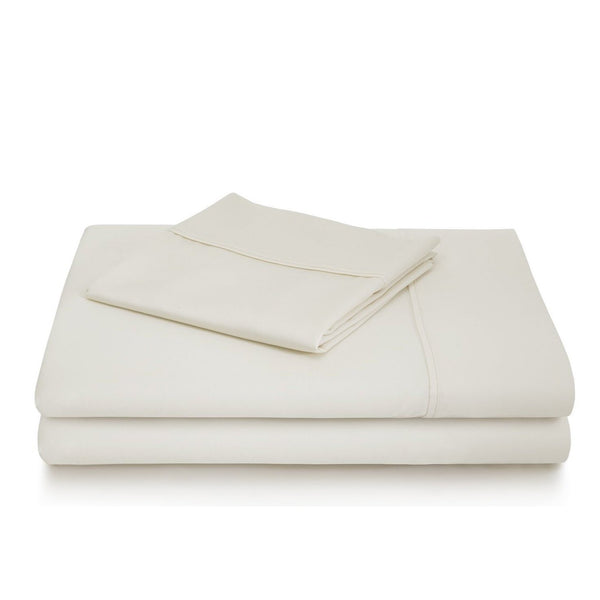Malouf 600 TC Cotton Blend Ivory Pillowcase-Malouf-Sleeping Giant