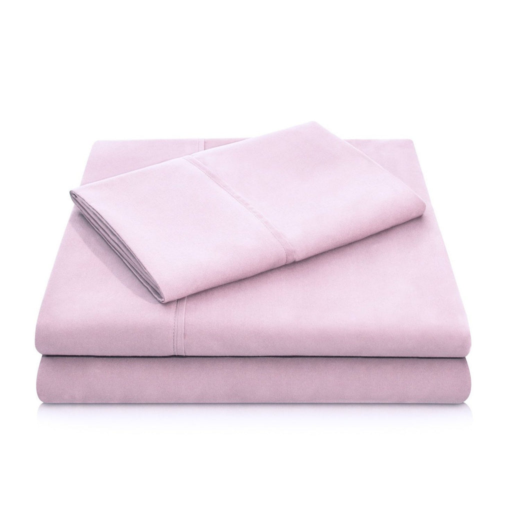 Malouf Brushed Microfiber Blush Sheet Set-Malouf-Sleeping Giant