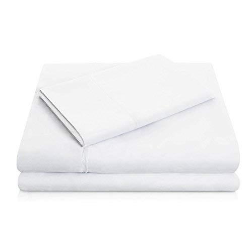 Malouf Brushed Microfiber White Sheet Set-Malouf-Sleeping Giant