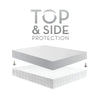 Malouf Sleep Five Sided Smooth Mattress Protector-Malouf-Sleeping Giant