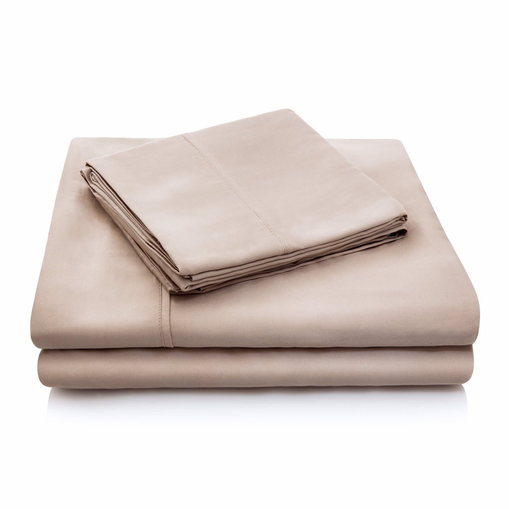 Malouf Tencel™ Ecru Sheet Set-Malouf-Sleeping Giant