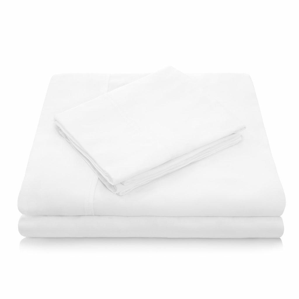 Malouf Tencel™ White Sheet Set-Malouf-Sleeping Giant